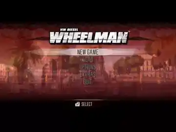 Wheelman (USA) screen shot title